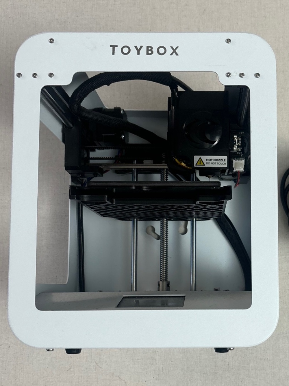 Toybox Alpha Three 3D Printer for Kids Tested Works Magnetic Print Bed STEM
